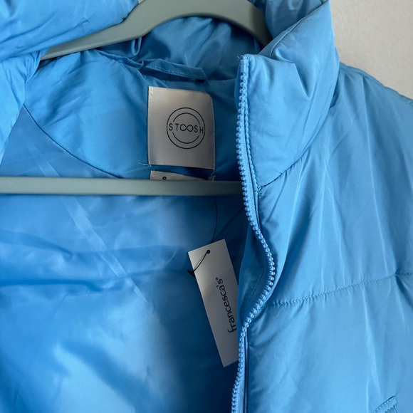 NWT Blue Puffer Vest jacket - Picture 6 of 7